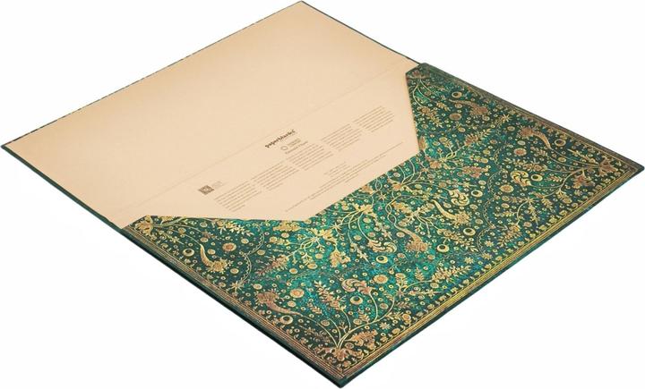 Actual product image Paperblanks Document Folders - Emerald Flower - Document Folder -