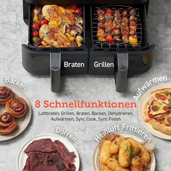 Actual product image Cosori Dual Basket