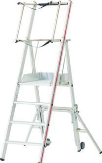 Actual product image Hymer-Leitern Plattformleiter ProTect C 4 Stufen (Platform ladder, 211 cm)