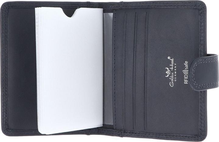 Produktbild Golden Head Polo Kreditkartenetui RFID Schutz Leder 8 cm