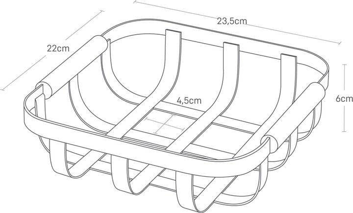 Produktbild Yamazaki Aufbewahrungskorb S TOSCA (22 cm, 1x)