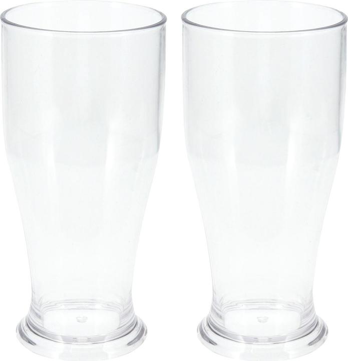 Produktbild Excellent Houseware 2er-Set Biergläser aus Kunststoff, 520 ml (0.52 l, 2x)