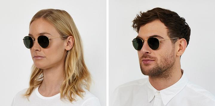 Actual product image Ray Ban Round Metal
