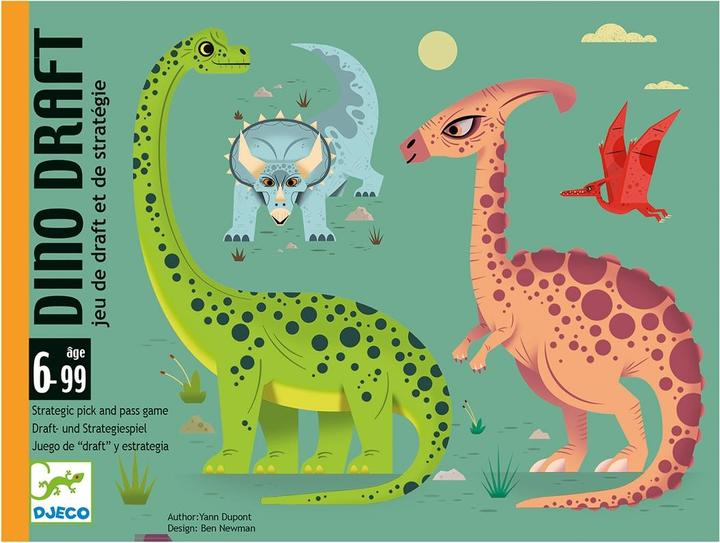 Immagine prodotto Djeco Gioco di carte Dino Draft (mult) (2 - 4 Giocatori)