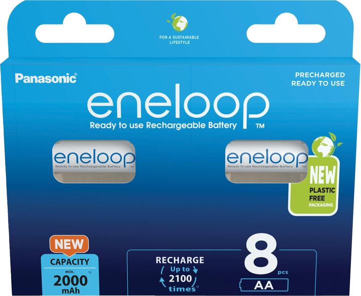 Panasonic eneloop (8 pcs., AA, 2000 mAh)