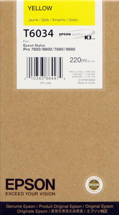 Actual product image Epson T6034 (Y)