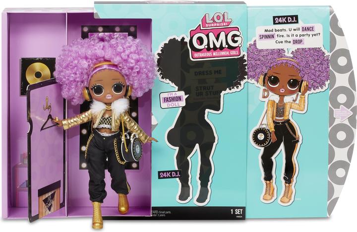 Produktbild MGA L.O.L. Surprise OMG 3.8 Doll 24K D.J.