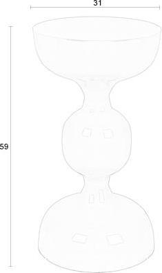 Produktbild Zuiver Ivory (31 x 31 x 59 cm)