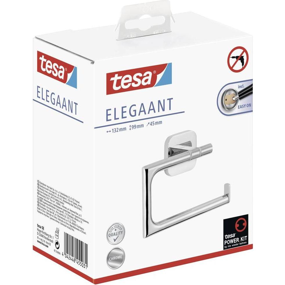 Thumbnail - tesa, Toilettenpapierhalter, ELEGAANT Toilettenrollenhalter inkl. Klebelösung ohne Bohren