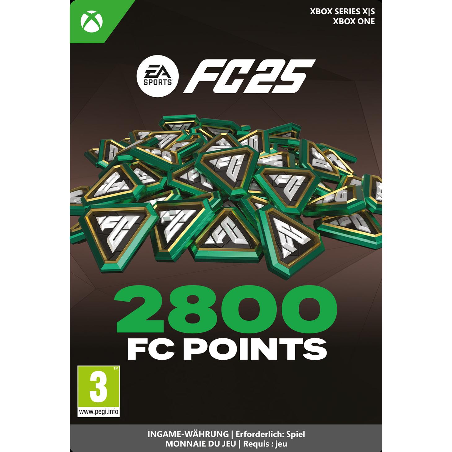 Microsoft Xbox EA SPORTS FC 25 - FC POINTS 2800 Downloade Code, Ingame Währung