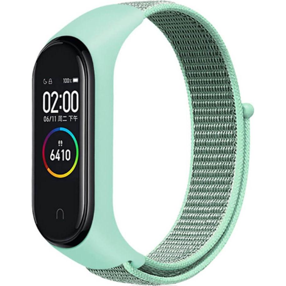 Cover-Discount Xiaomi Mi Band - Nylon Armband Klettverschluss türkis (Nylon, Mi Band 6, Mi Band 5, Mi Band 3, Mi Band 4)...