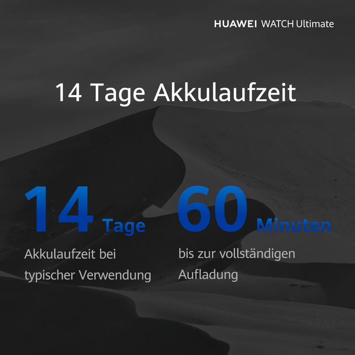 Actual product image Huawei Watch Ultimate Voyage Blue (48.50 mm, WLAN only)