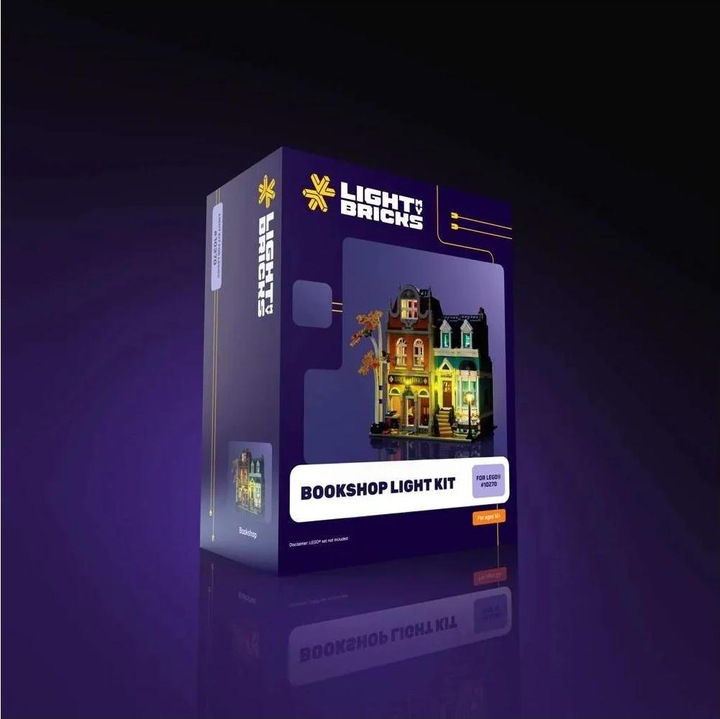 Actual product image Light my bricks LMB 2.0 LEGO® 10270# Bookshop Light Kit