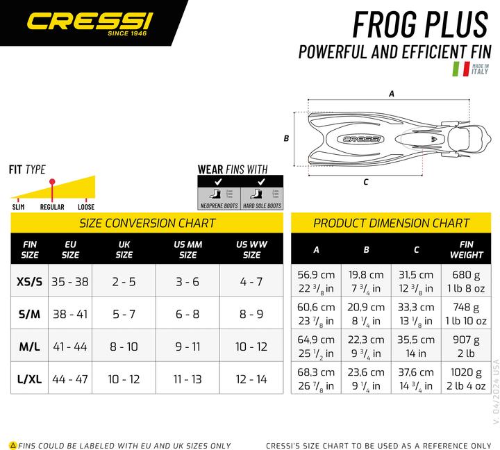 Produktbild Cressi Frog Plus (XS/S)