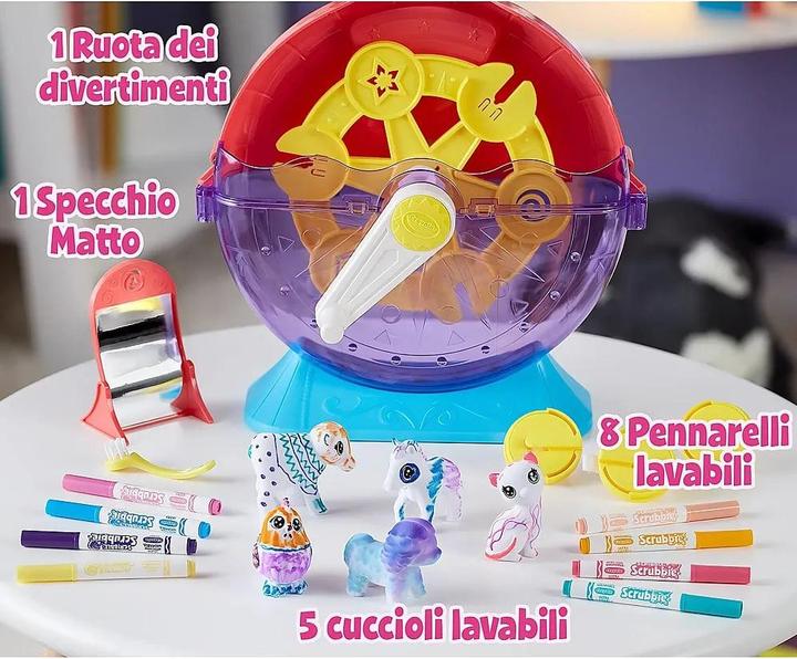 Actual product image Crayola Washimals carnival carousel
