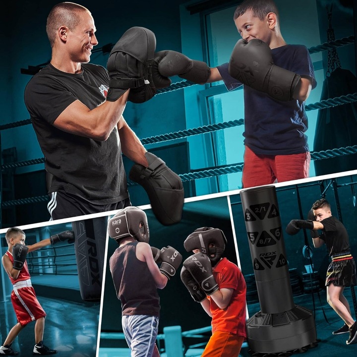 Actual product image Rdx Boxing Gloves F6 Matte Red (6 OZ, 10)