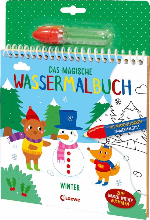 Loewe Das magische Wassermalbuch - Winter