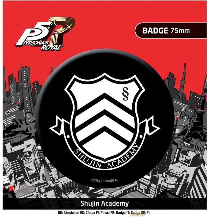 Actual product image POPbuddies Persona 5 Royal Ansteck-Button Shujin Academy