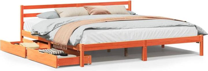 Produktbild VidaXL Bett ohne Matratze 200x200 (200 x 200 cm)