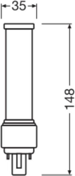 Produktbild Osram Dulux D (G24d-2, 7 W, 700 lm, 1 x, F, G)