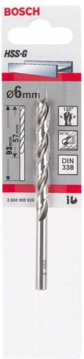Actual product image Bosch Professional Zubehör HSS metal twist drill 5.5 mm (5.5 mm)