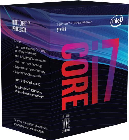 Produktbild Intel Core i7-8700T (LGA 1151, 2.40 GHz, 6 -Core)