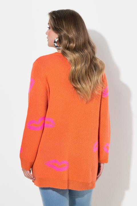 Produktbild Miamoda Pullover, Straight Fit, Kussmünder, V-Ausschnitt (60)