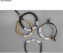 Image du produit Rayher Perles numérotées en plastique, ø 6 mm, blanches