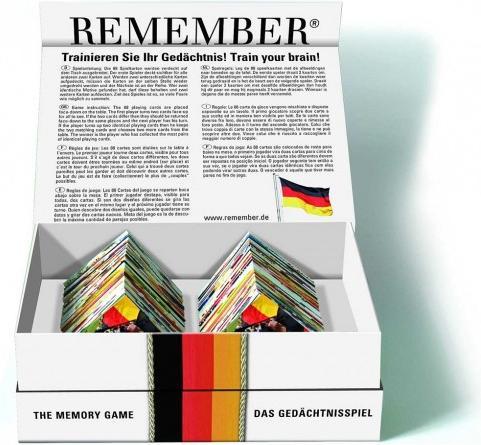 Actual product image Remember Memory game Germany (Swiss German)