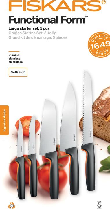 Produktbild Siena Garden Küchenmesser-Set 5-teilig (21.30 cm)