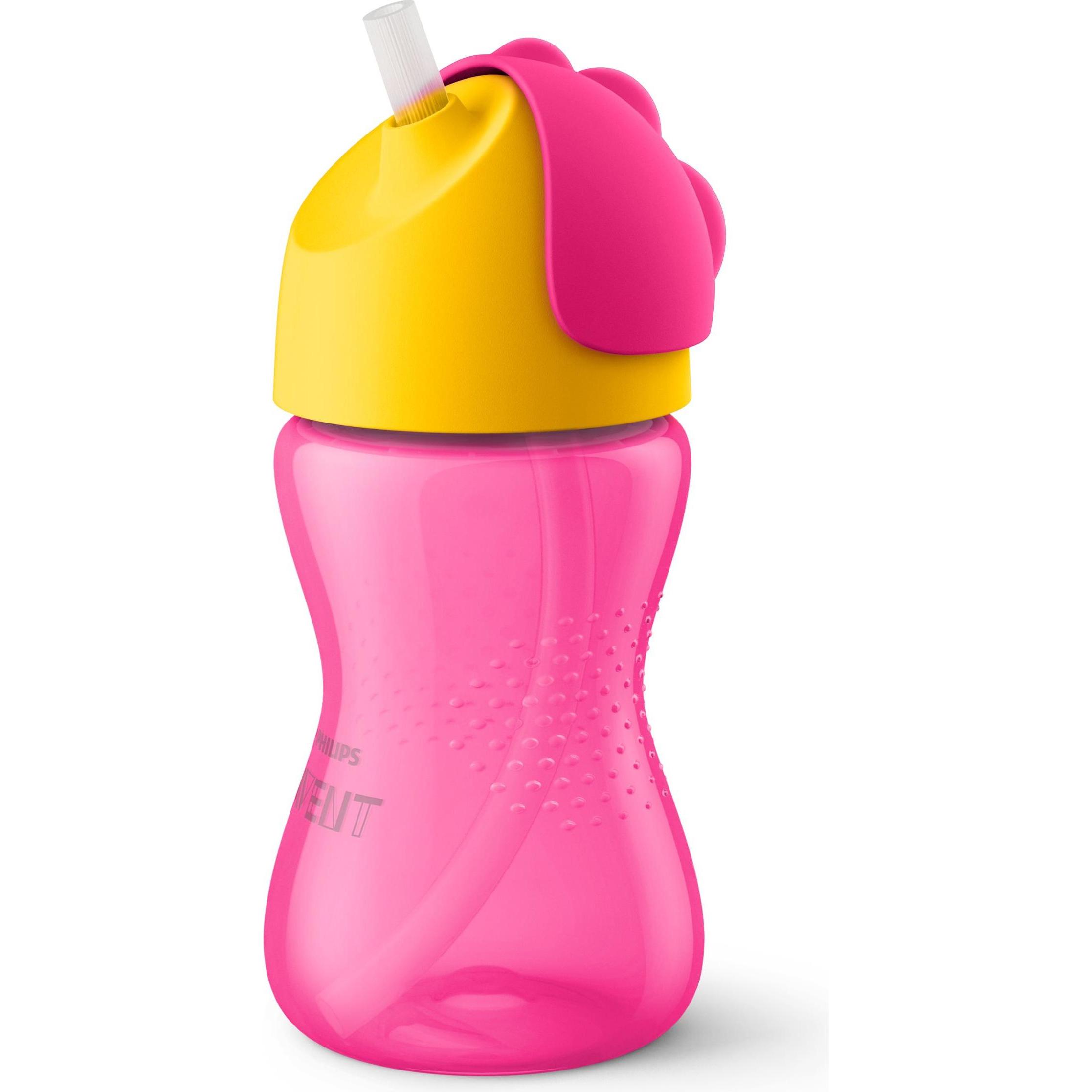 Philips Avent Rosa/Gelb Babyflasche, Strohhalmbecher (300 Ml)