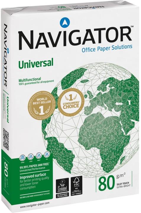 Image du produit Navigator Papier à copier Papier d'impression A4 80 g/m² 1 palette (80 g/m², 100000 x, A4)