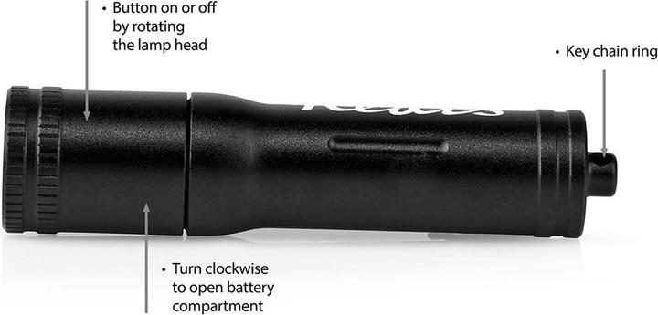 Actual product image Nedis LED key ring torch, 100 lm (100 lm)