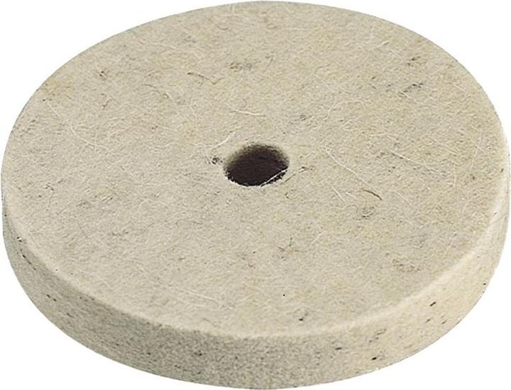 Produktbild wolfcraft 1 Polierfilzscheibe, Bohr=10mm, ø75x10mm