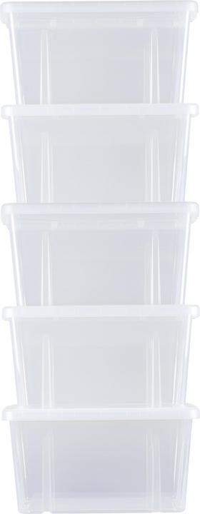 Galaxus Boîte à usages multiples - lot de 5 (29 x 19 x 13 cm, 4.50 l)