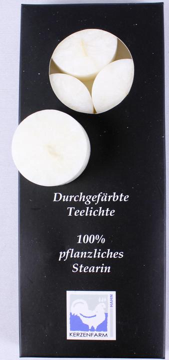 Produktbild Kerzenfarm Teelichter elfenbein (10 Stk.)