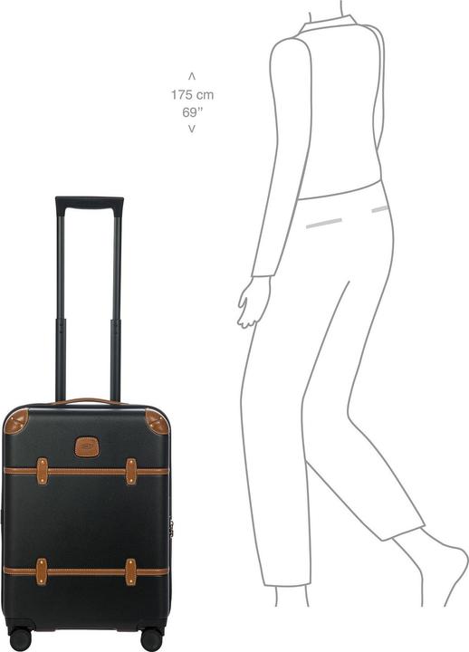 Actual product image Brics Bellagio 4 wheels cabin trolley 55 cm (40 l)