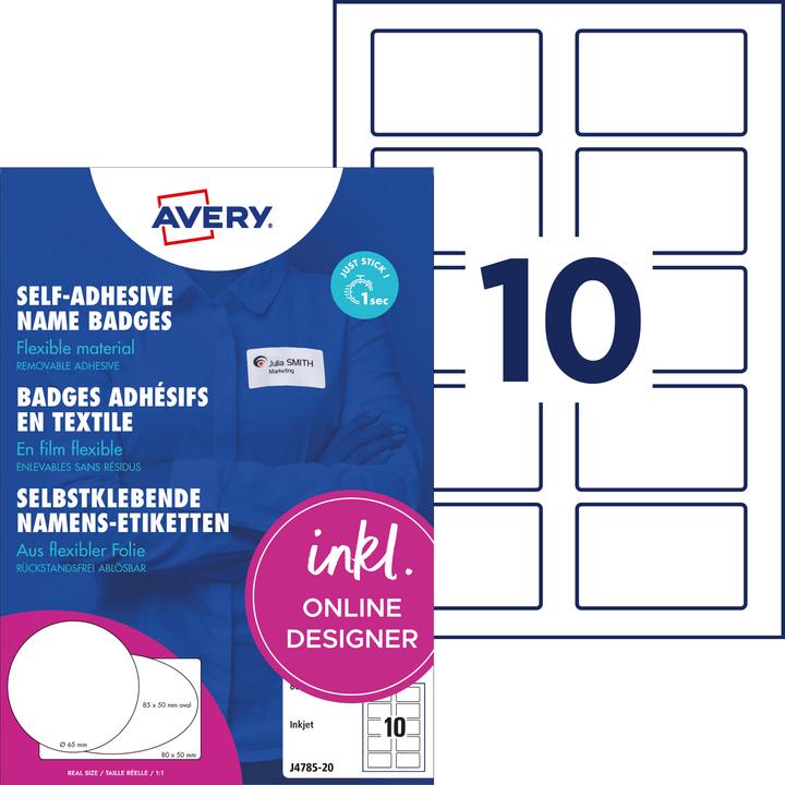 Produktbild Avery Namens-Etiketten