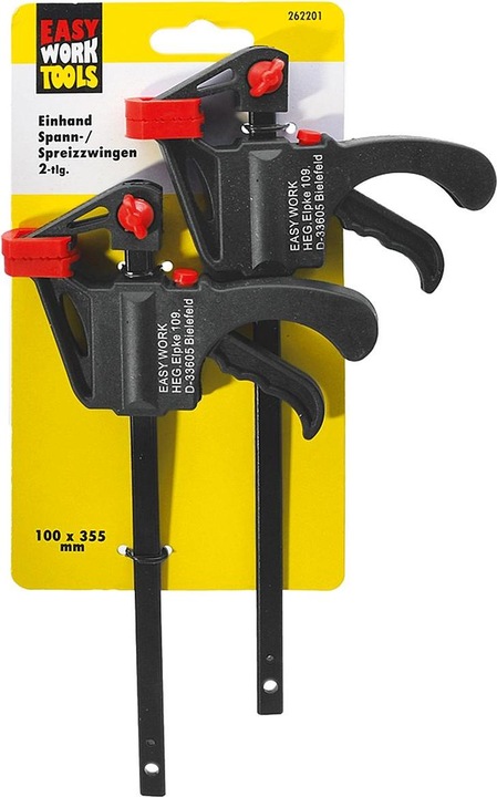 Immagine prodotto Easy Work EW Morsetto a una mano - Morsetto allargatore (100 mm)