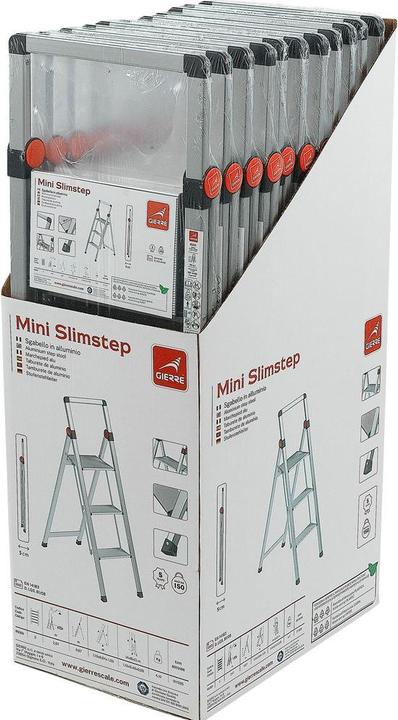 Immagine prodotto Gierre Scala a gradini Mini Slimstep 3 gradini in esposizione (Ponteggio, 113 cm)