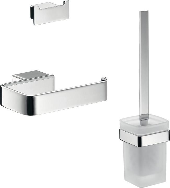 Emco WC-Set LOFT PapHal. o Deckel Bügarn. D-Haken chrom