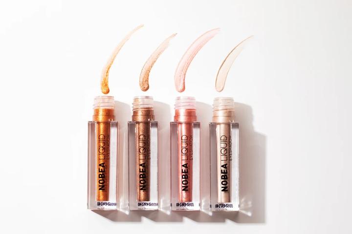 Produktbild Nobea Metallischer Flüssiglidschatten (Rosegold #E02)