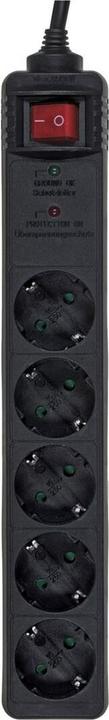 Produktbild Gembird SPG5-C-15, Überspannungsschutz Steckdosenleiste, AC (5x, CEE 7/3, 4.50 m)