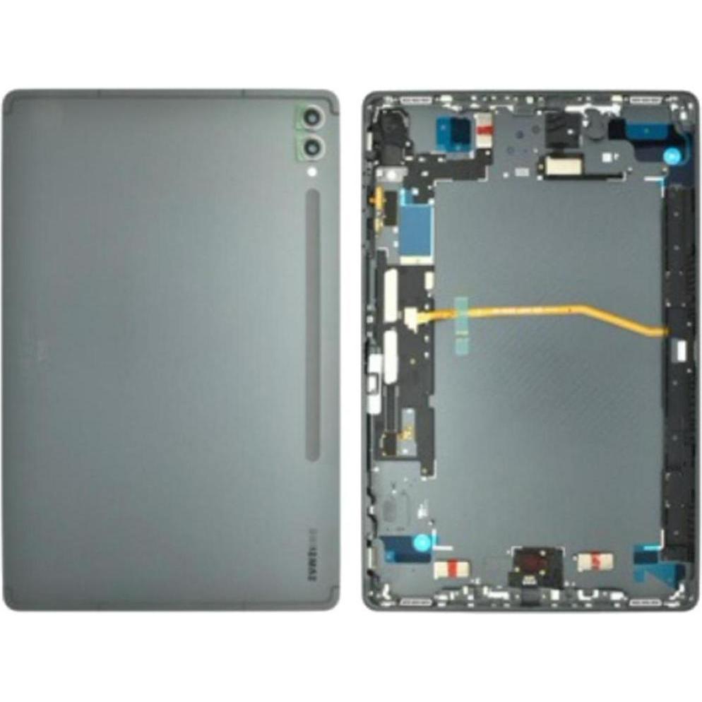 Samsung Galaxy Tab S9 Plus Back cover Original - Graphite (Galaxy Tab S9 Plus), Tablet Hülle, Grau