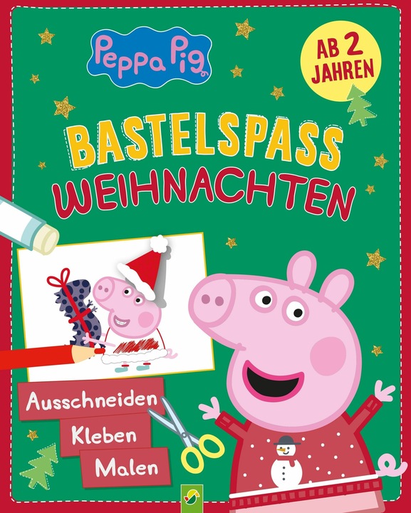 Image du produit Le bricolage de Noël de Peppa Pig : Découper, coller, peindre