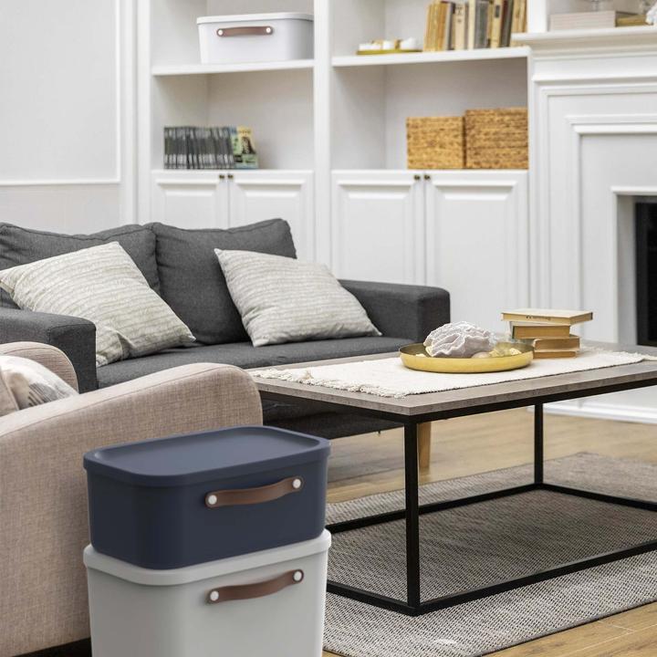 Produktbild Rotho 2er-Set Aufbewahrungsbox Maloja 12l (12 l, 2x)