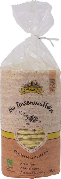 Leib und Gut Organic lentil wafers with salt 100 g (116 g)