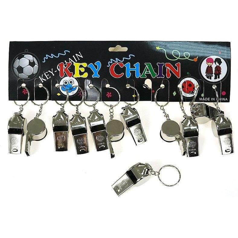 Adar, Portachiavi, Pfeifen-Schlüsselanhänger, Metall, 12 Stück