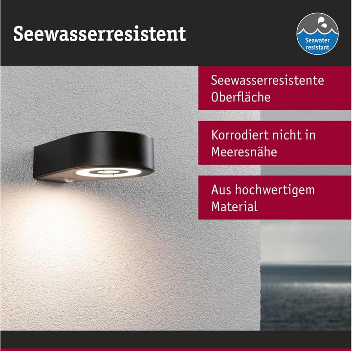 Actual product image Paulmann Silma outdoor wall light (600 lm, IP44)