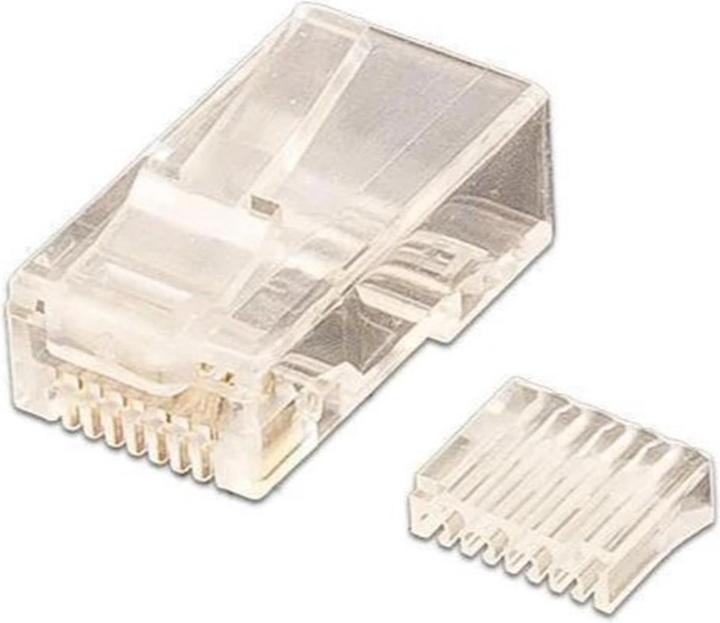 Wirewin Stecker RJ45 Cat.6 100 Stück, ungeschirmt, Einführhilfe (Netzwerkkabel Stecker)
